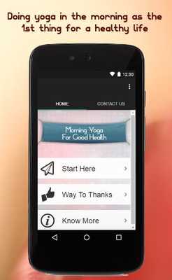 Emulate Android APK Morning Yoga For Good Health