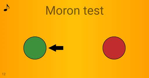 Run android online APK Moron test: Are you an idiot? Show your wits! from MyAndroid or emulate Moron test: Are you an idiot? Show your wits! using MyAndroid