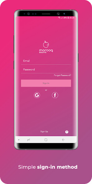 Run android online APK morooq from MyAndroid or emulate morooq using MyAndroid