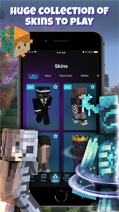 Emulate iPhone app Morph Mods Mobs for Minecraft using MyAndroid