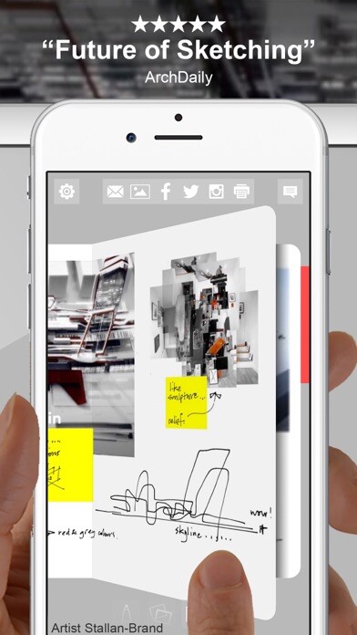 Emulate iPhone app Morpholio Journal – Sketchbook using MyAndroid Emulate iPhone app Morpholio Journal – Sketchbook using MyAndroid