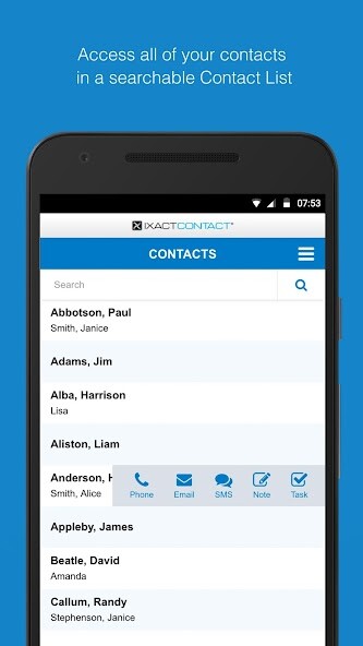Emulate iPhone app Morris Marketing IXACT Contact using MyAndroid Emulate iPhone app Morris Marketing IXACT Contact using MyAndroid