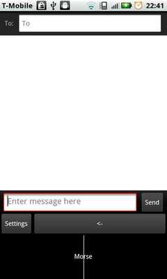 Emulate Android APK Morse Code Input Emulate Android APK Morse Code Input