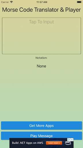 Run android online APK Morse Code Translator and Player from MyAndroid or emulate Morse Code Translator and Player using MyAndroid Run android online APK Morse Code Translator and Player from MyAndroid or emulate Morse Code Translator and Player using MyAndroid