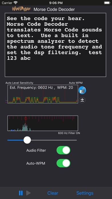 Emulate iPhone app MorseDecoder using MyAndroid Emulate iPhone app MorseDecoder using MyAndroid