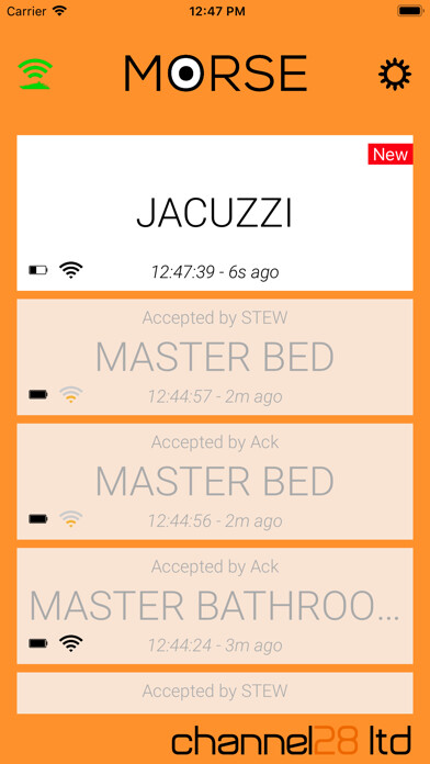 Emulate iPhone app Morse Service Call using MyAndroid