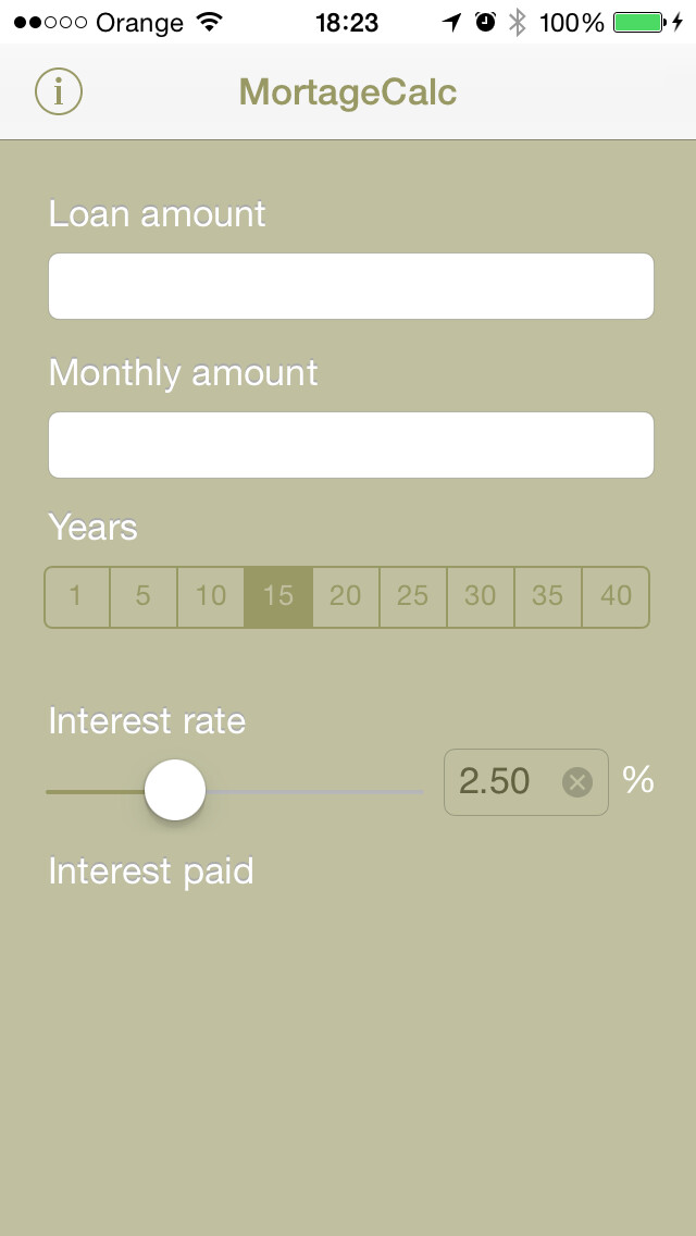 Emulate iPhone app MortageCalc using MyAndroid Emulate iPhone app MortageCalc using MyAndroid