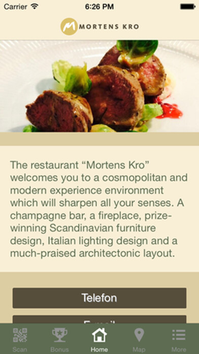 Emulate iPhone app Mortens Kro using MyAndroid Emulate iPhone app Mortens Kro using MyAndroid