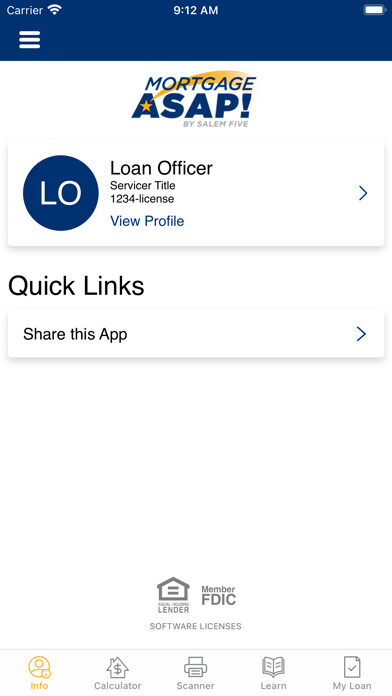 Emulate iPhone app MortgageASAP by Salem Five using MyAndroid Emulate iPhone app MortgageASAP by Salem Five using MyAndroid