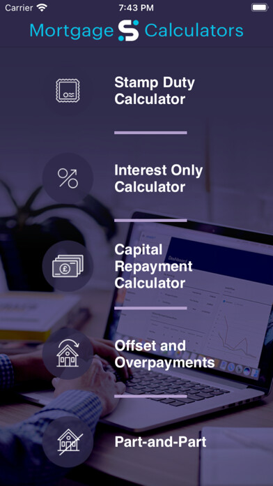 Emulate iPhone app Mortgage Calculators using MyAndroid