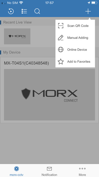 Emulate iPhone app Morx Connect using MyAndroid