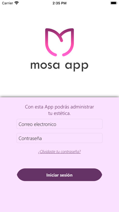 Emulate iPhone app Mosa Estética using MyAndroid Emulate iPhone app Mosa Estética using MyAndroid