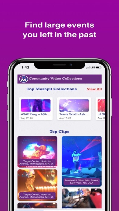 Emulate iPhone app Moshpit - Content Communities using MyAndroid