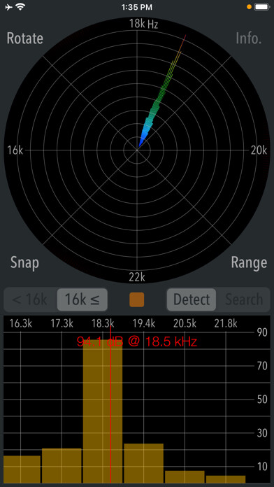 Emulate iPhone app Mosquitone Detector using MyAndroid Emulate iPhone app Mosquitone Detector using MyAndroid