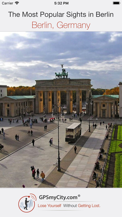 Emulate iPhone app Most Popular Sights, Berlin, L using MyAndroid