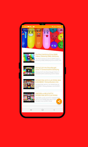 Run android online APK Most satisfying Slime Video from MyAndroid or emulate Most satisfying Slime Video using MyAndroid