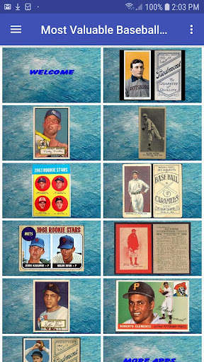 Run android online APK Most Valuable Baseball Cards from MyAndroid or emulate Most Valuable Baseball Cards using MyAndroid