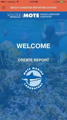 Emulate Android APK MOTE Beaches Reporter Emulate Android APK MOTE Beaches Reporter