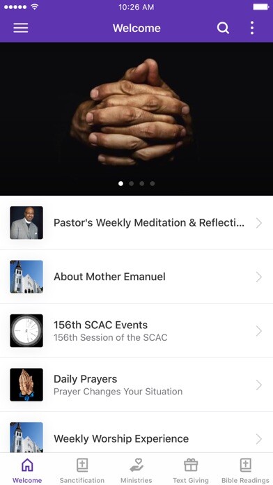 Emulate iPhone app Mother Emanuel AME Church using MyAndroid Emulate iPhone app Mother Emanuel AME Church using MyAndroid