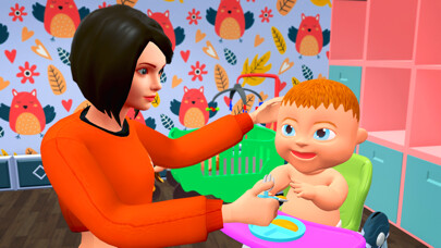 Emulate iPhone app Mother Simulator - Mom Game using MyAndroid