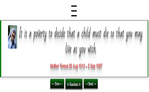 Run android online APK Mother Teresa Quotes 2 Inspire from MyAndroid or emulate Mother Teresa Quotes 2 Inspire using MyAndroid Run android online APK Mother Teresa Quotes 2 Inspire from MyAndroid or emulate Mother Teresa Quotes 2 Inspire using MyAndroid