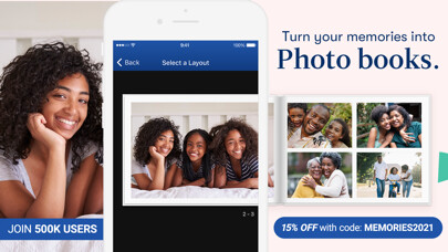 Emulate iPhone app Motif: Photo books & canvas using MyAndroid