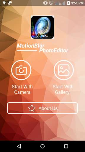 Emulate Android APK Motion Blur Photo Editor