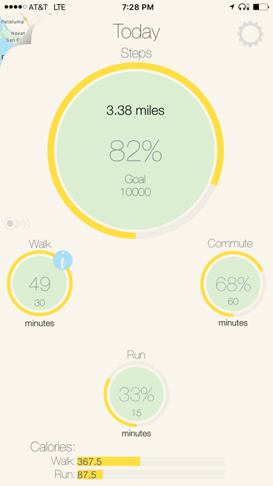 Emulate iPhone app MotionCounter using MyAndroid