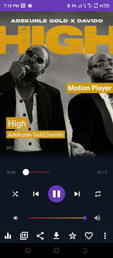 Run android online APK Motion Player from MyAndroid or emulate Motion Player using MyAndroid