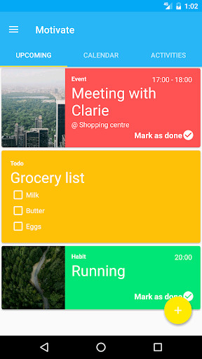 Run android online APK Motivate - Todo List from MyAndroid or emulate Motivate - Todo List using MyAndroid