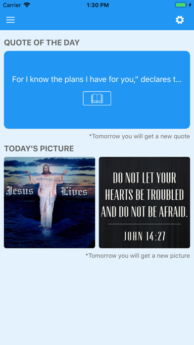 Emulate iPhone app Motivational Daily Bible Verse using MyAndroid Emulate iPhone app Motivational Daily Bible Verse using MyAndroid