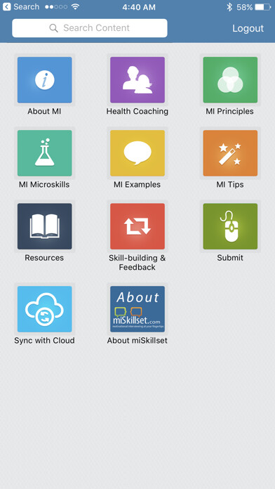 Emulate iPhone app Motivational Interviewing Skills for Health Care using MyAndroid Emulate iPhone app Motivational Interviewing Skills for Health Care using MyAndroid