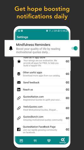 Run android online APK Motivational Quotes - Daily Quote & Status Message from MyAndroid or emulate Motivational Quotes - Daily Quote & Status Message using MyAndroid
