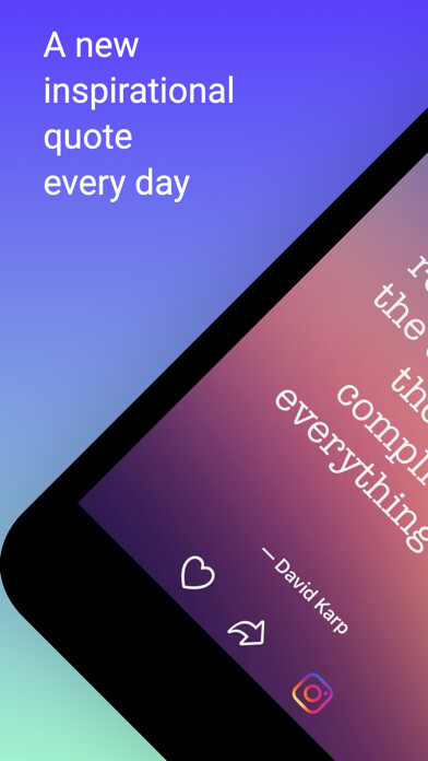 Emulate iPhone app Motivational Startup Quotes using MyAndroid