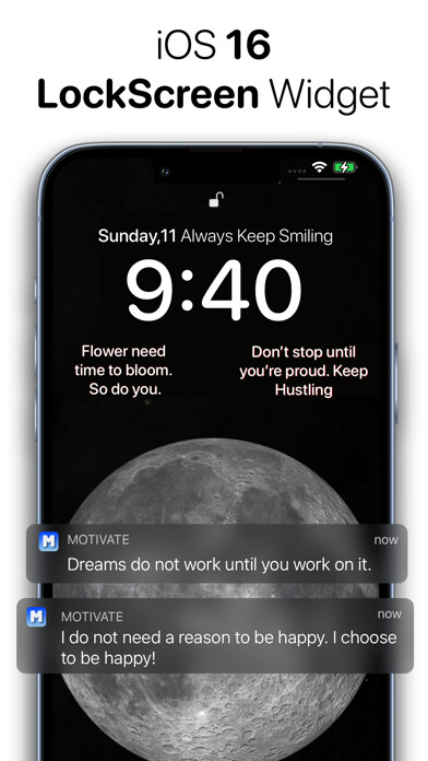 Emulate iPhone app Motivation - Daily Quote wiget using MyAndroid Emulate iPhone app Motivation - Daily Quote wiget using MyAndroid