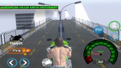 Emulate iPhone app Moto Bike Escape Police City using MyAndroid