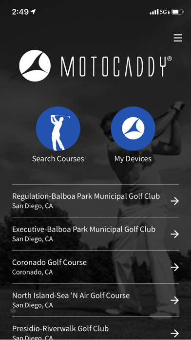 Emulate iPhone app Motocaddy GPS using MyAndroid