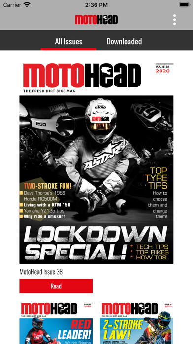 Emulate iPhone app MotoHead Magazine using MyAndroid Emulate iPhone app MotoHead Magazine using MyAndroid