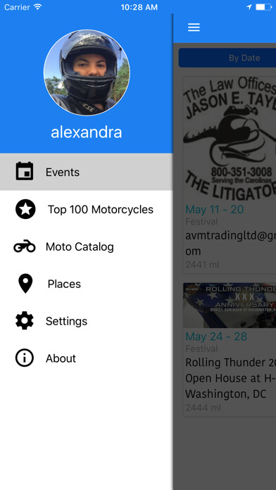 Emulate iPhone app Moto-Life app for bikers using MyAndroid Emulate iPhone app Moto-Life app for bikers using MyAndroid