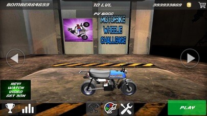 Emulate iPhone app Motorbike Wheelie Challenge using MyAndroid