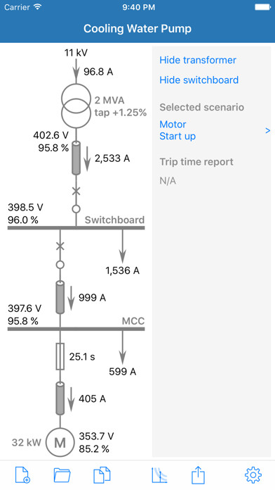 Emulate iPhone app Motor Cable Sizer using MyAndroid Emulate iPhone app Motor Cable Sizer using MyAndroid