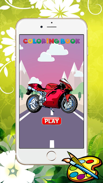 Emulate iPhone app Motorcycle Coloring Book For Kids - Games Drawing and Painting For learning using MyAndroid Emulate iPhone app Motorcycle Coloring Book For Kids - Games Drawing and Painting For learning using MyAndroid