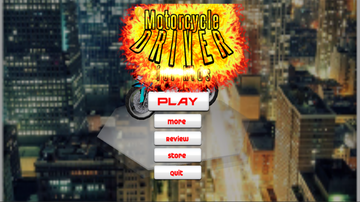 Emulate Android APK Motorcycle driver for kids. Emulate Android APK Motorcycle driver for kids.
