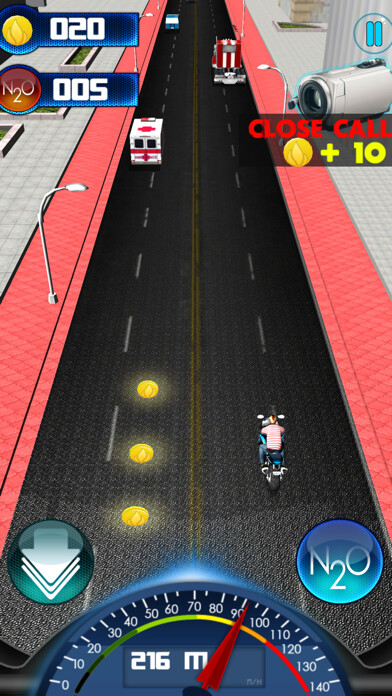 Emulate iPhone app Motorcycle Games Free: Racing Car Rivals 2016 using MyAndroid
