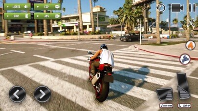 Emulate iPhone app Motorcycle Racing Simulator 3D using MyAndroid