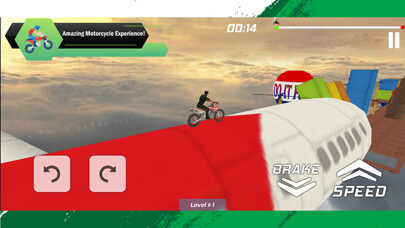 Emulate iPhone app Motorcycle Rider Stunt 3D Sim using MyAndroid