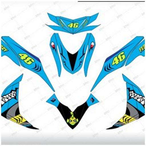 Emulate Android APK Motorcycle Sticker Design Emulate Android APK Motorcycle Sticker Design