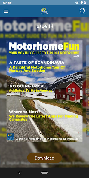 Run android online APK MotorhomeFun Magazine from MyAndroid or emulate MotorhomeFun Magazine using MyAndroid