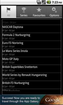 Emulate Android APK Motorsport Calendar Emulate Android APK Motorsport Calendar