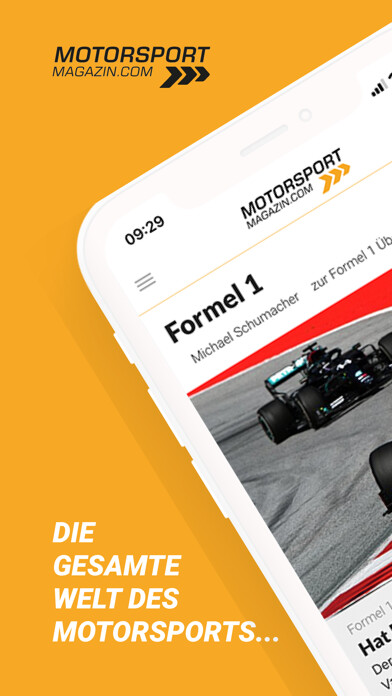 Emulate iPhone app Motorsport Magazin: Formel 1 using MyAndroid